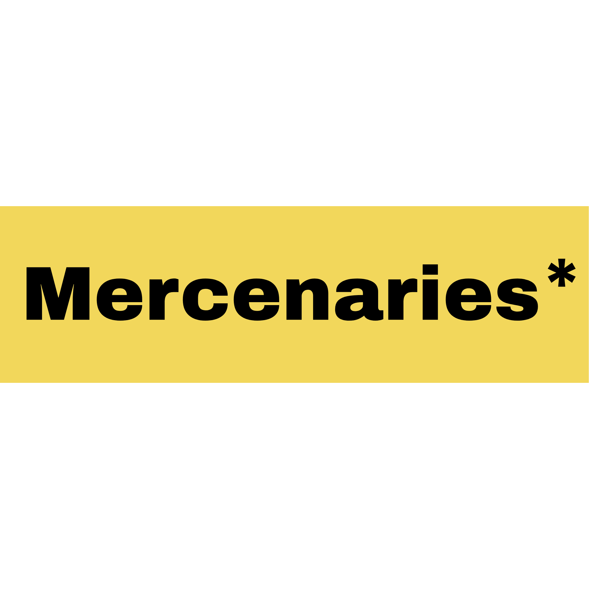 Mercenaries clothing brand preview
